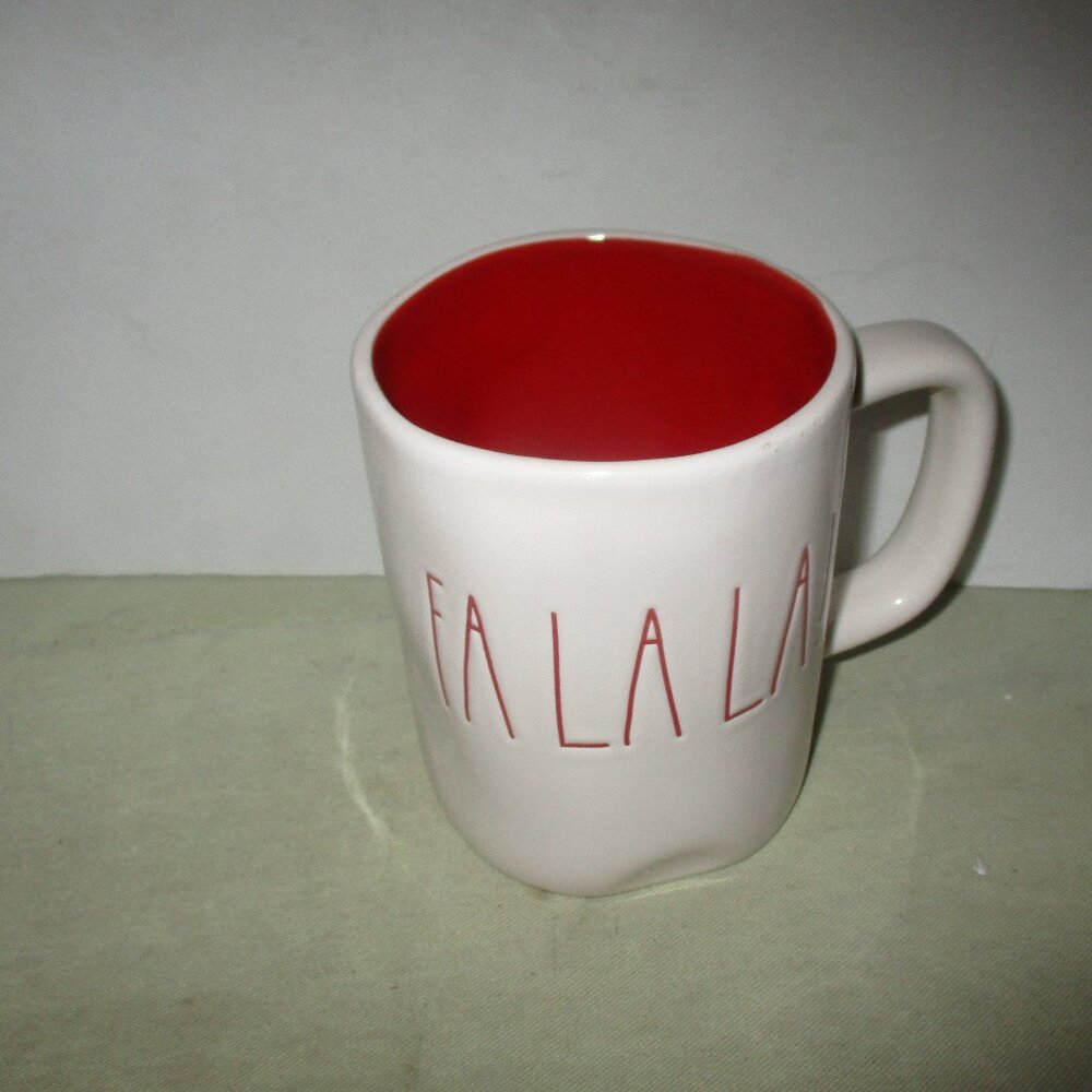 RAE DUNN CHRISTMAS Mug FA LA LA!